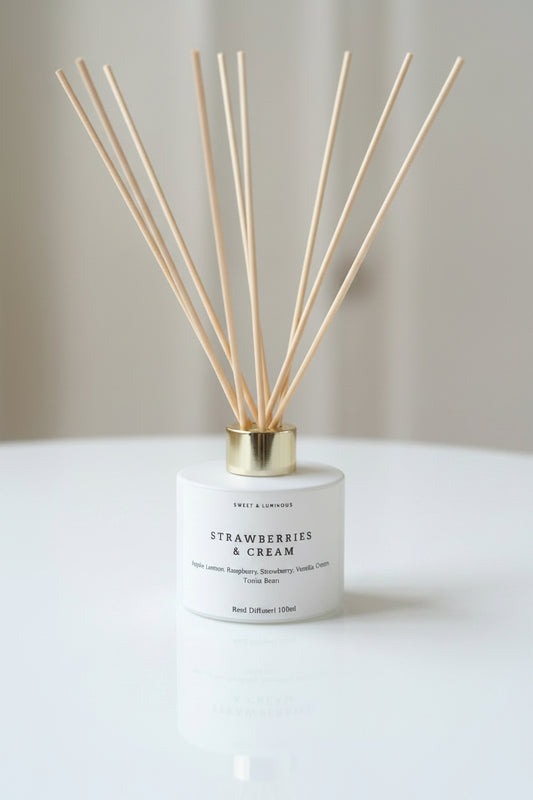 Strawberries & cream Reed diffuser- 100ml