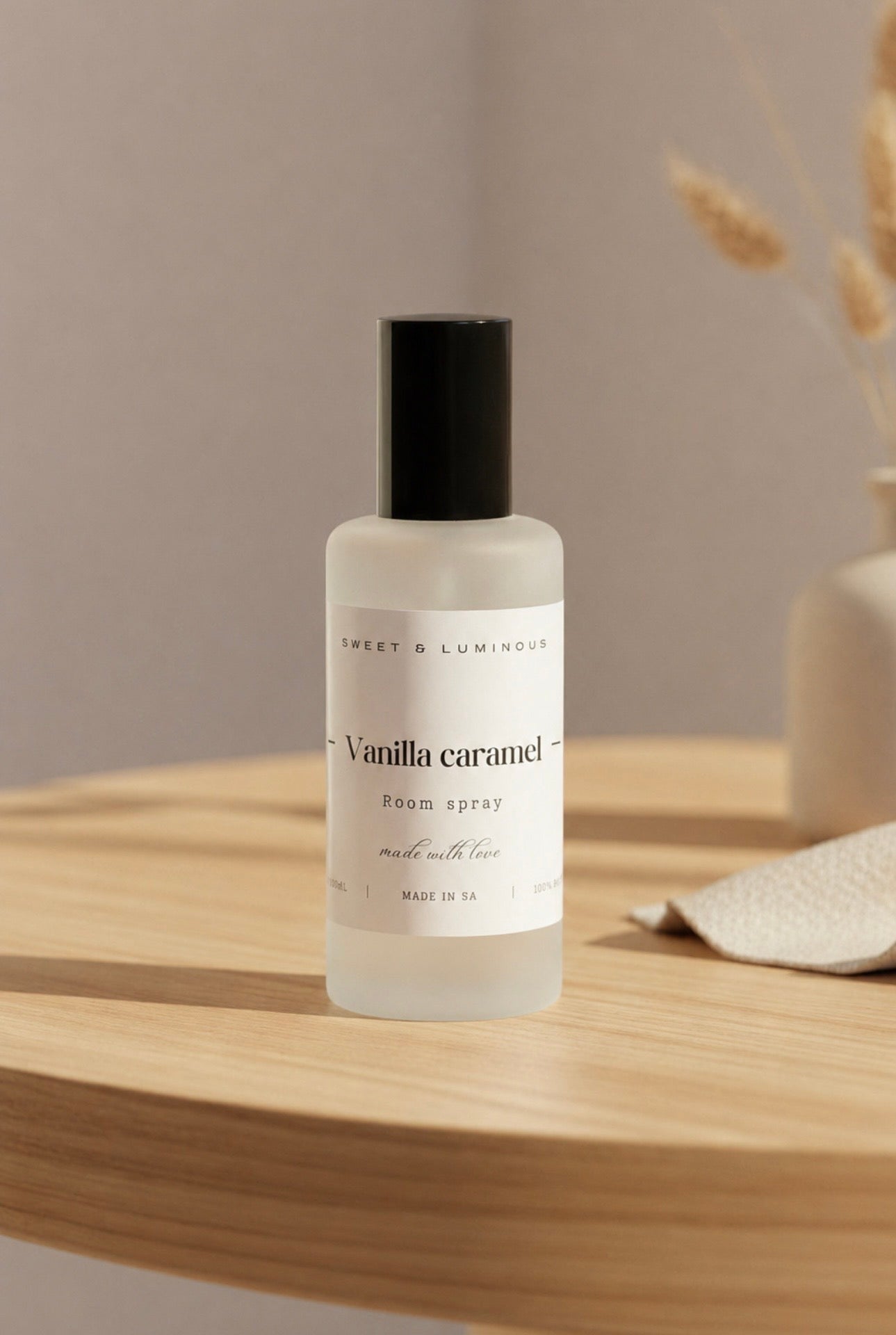 Vanilla caramel room spray