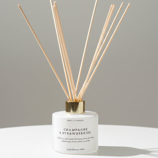 Champagne & strawberries Reed diffuser- 100ml